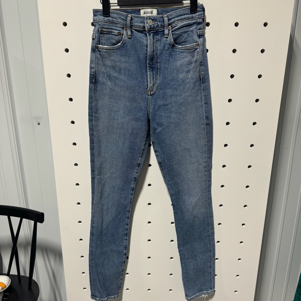 AGOLDE Women’s High Rise Skinny Ankle Jeans Size 24
